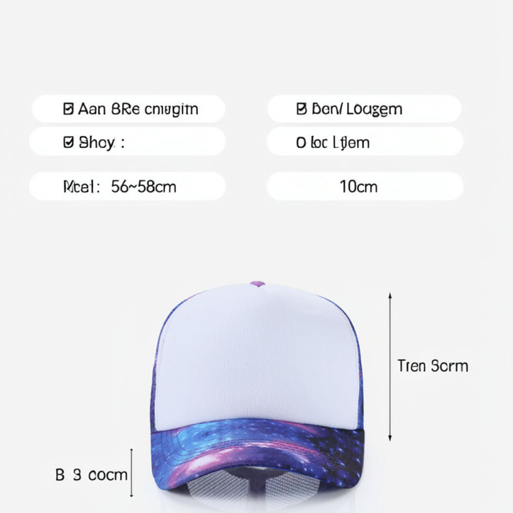 Casquette de baseball en maill - Trucker Cap Mesh avis et prix