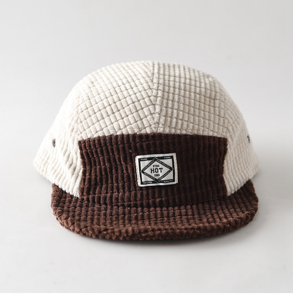Casquette de baseball en velou - Corduroy Cap 5 Panel avis et prix