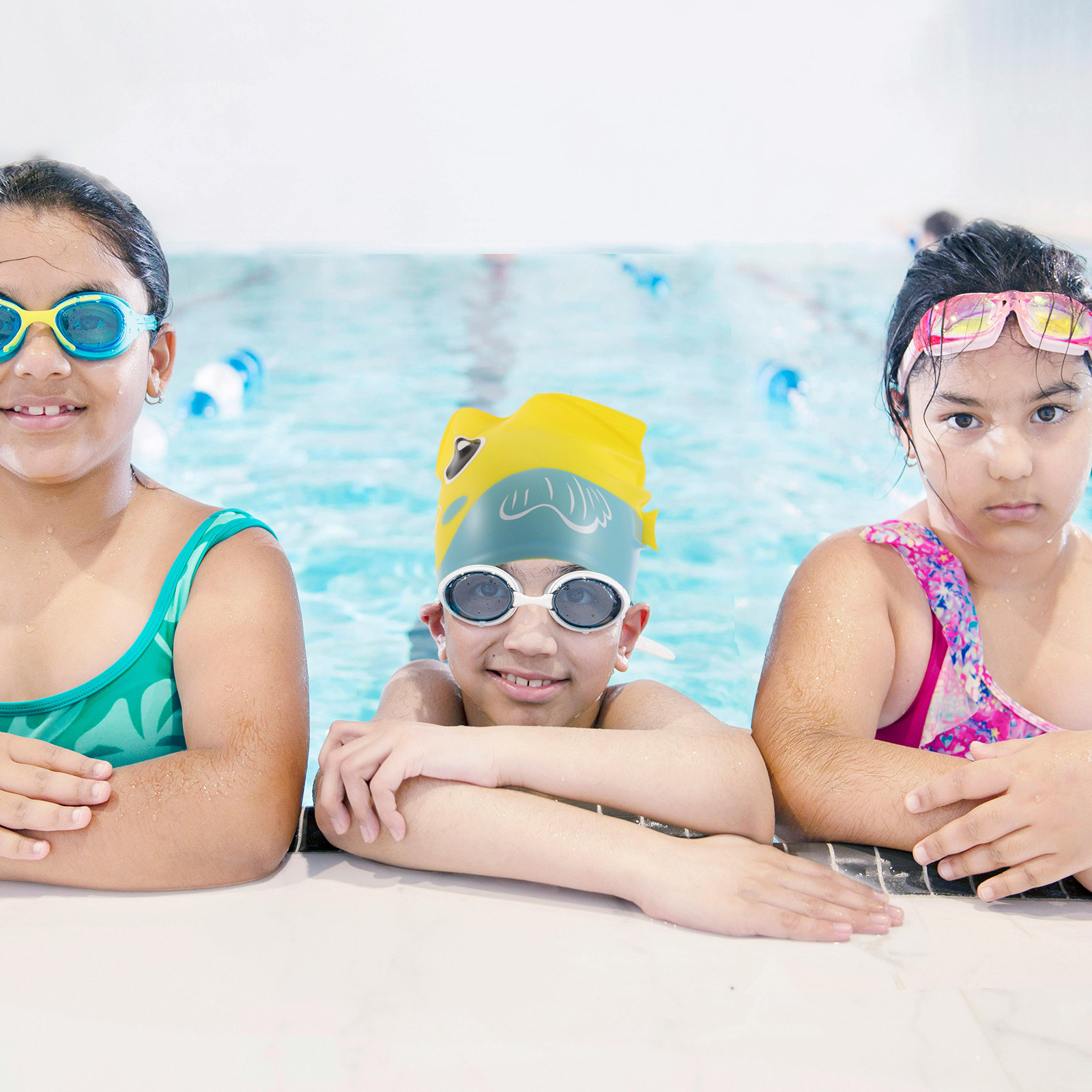 Bonnet de bain imprimé avec de - Swim Hat Silicone avis et prix